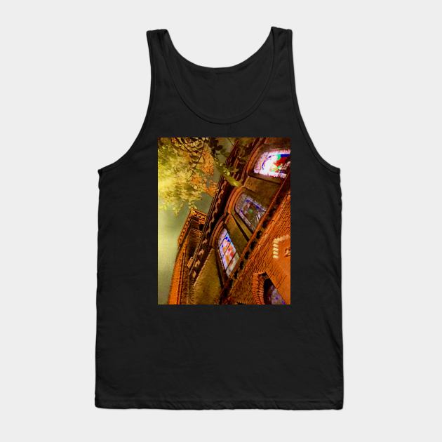 Orange Street Church Tank Top by StewStudio